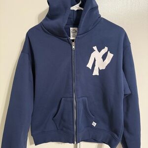 AKIMBO CLUB NY NOODLE AKIMBO HOODIE NAVY